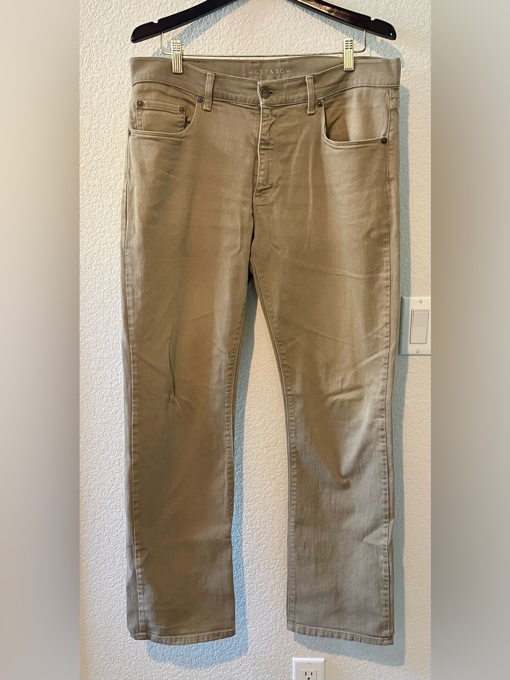 Men's Mott & Bow Mercer Jeans Denim Twill 35x32 Tan